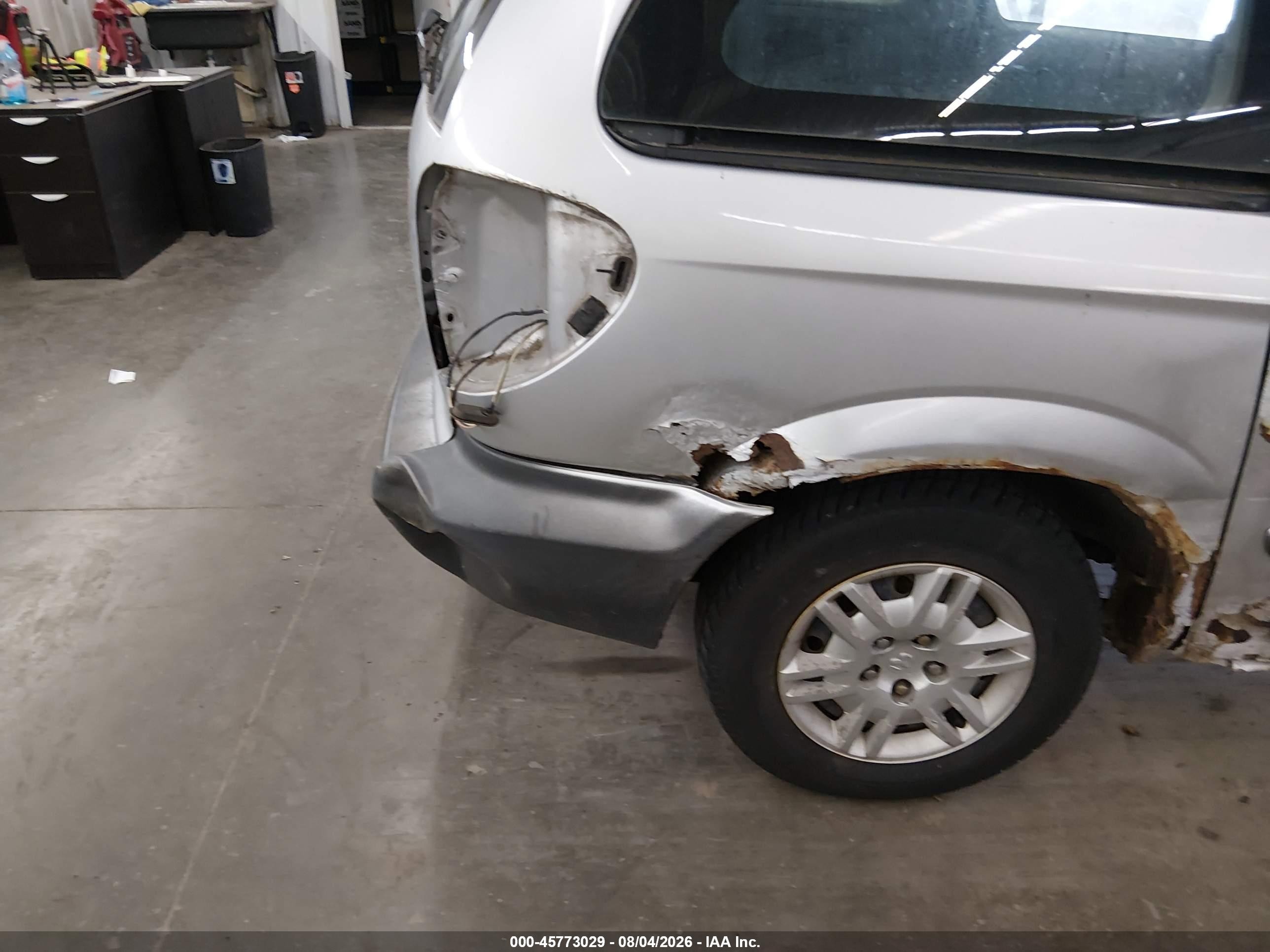 2005 Dodge Caravan Se Gray vin: 1D4GP25B05B109816