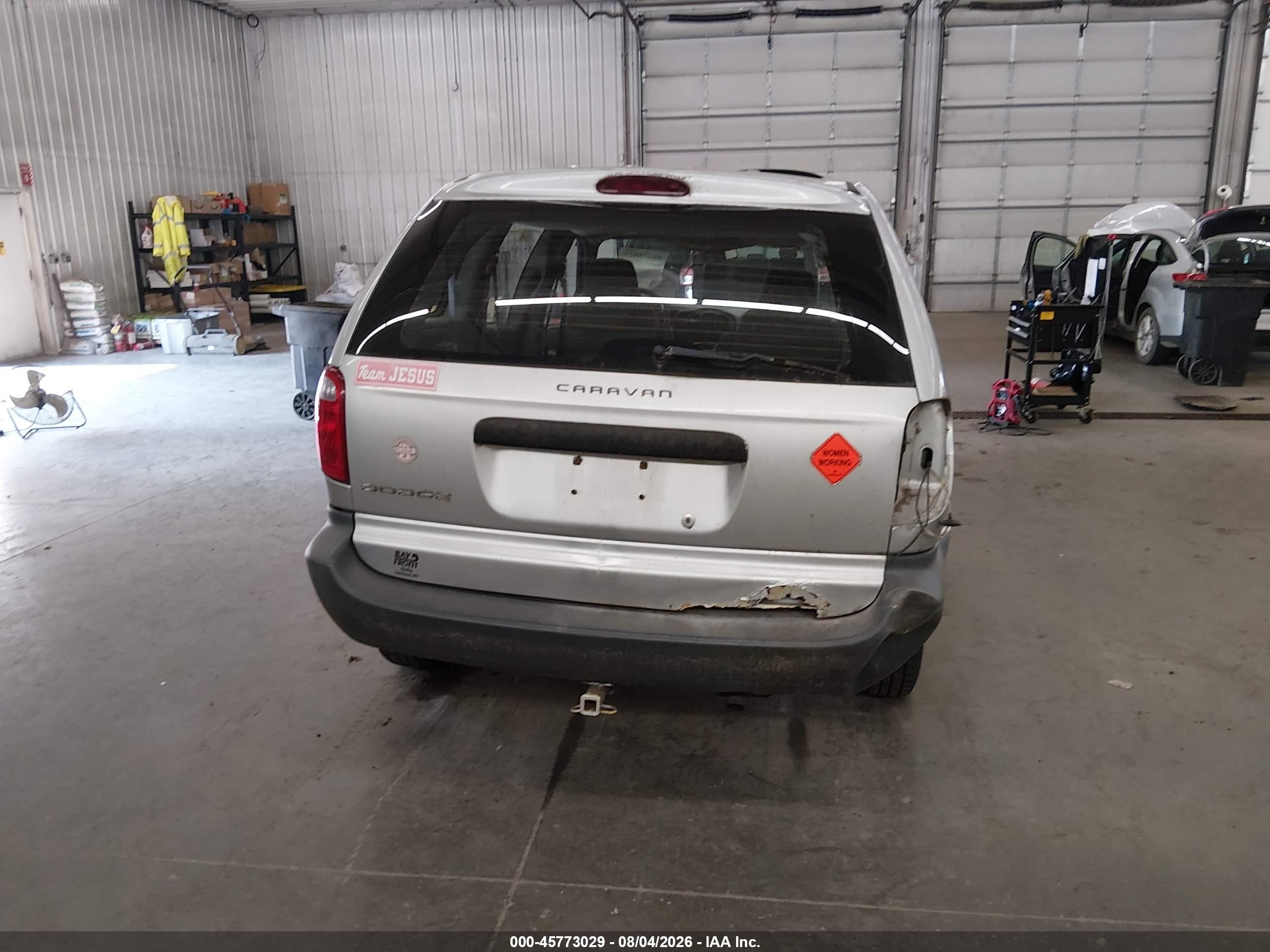 2005 Dodge Caravan Se Gray vin: 1D4GP25B05B109816