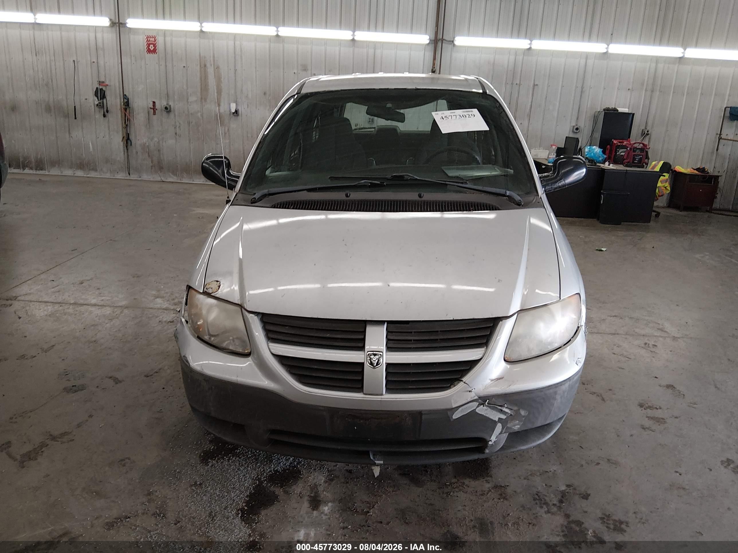 2005 Dodge Caravan Se Gray vin: 1D4GP25B05B109816