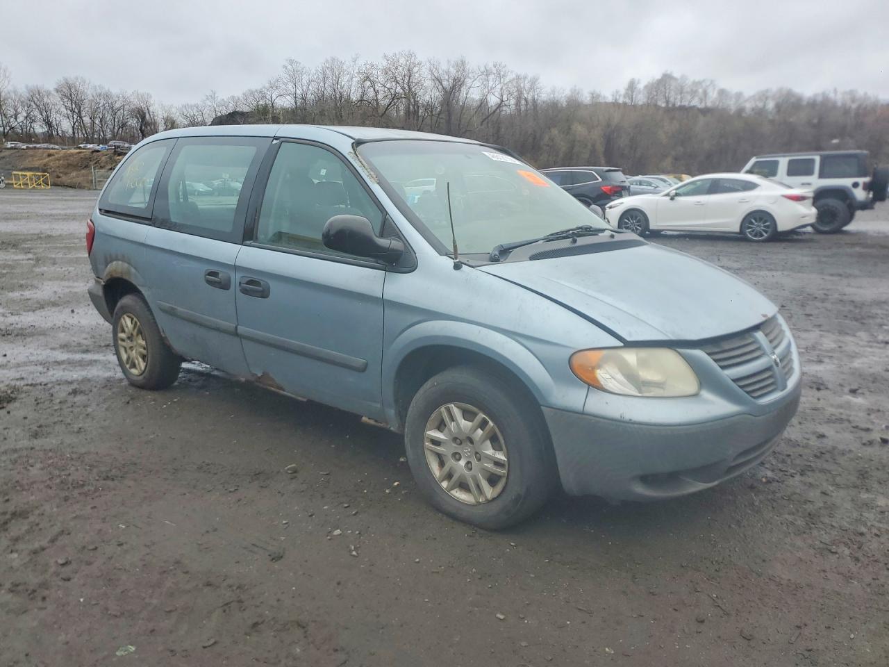 2005 Dodge Caravan Se Синий vin: 1D4GP25B15B419246