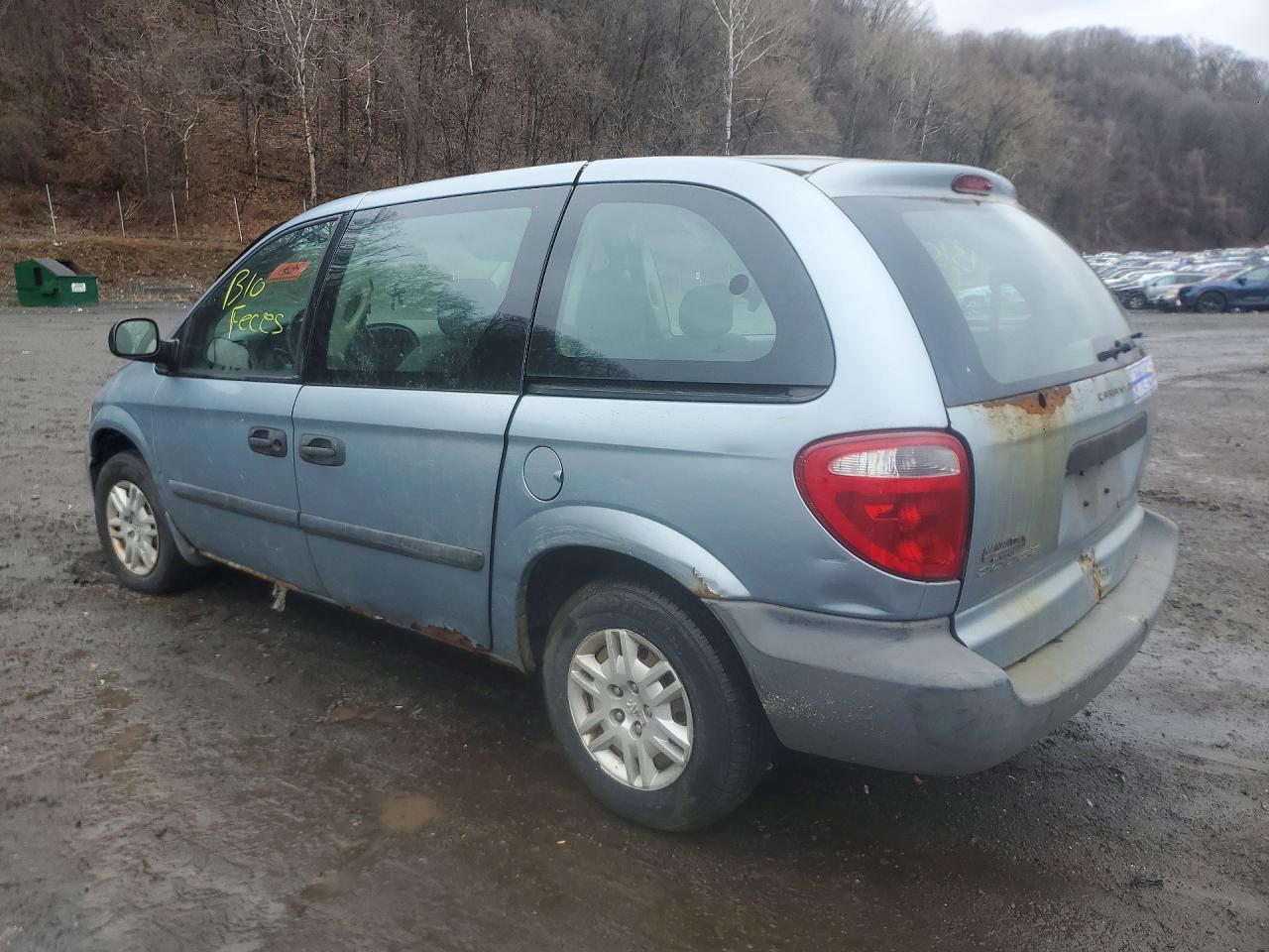2005 Dodge Caravan Se Синий vin: 1D4GP25B15B419246