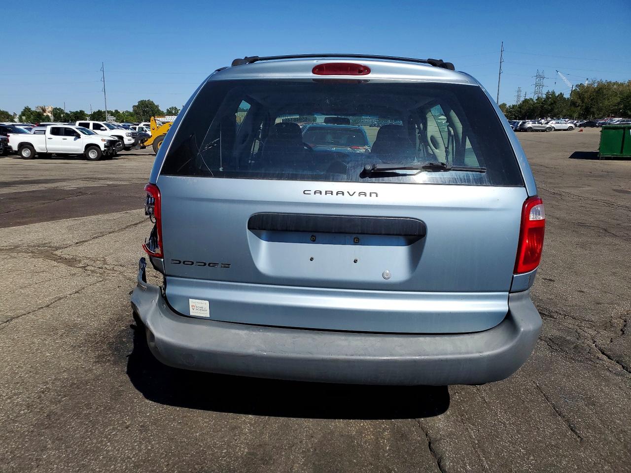 2006 Dodge Caravan Se Blue vin: 1D4GP25B16B503228