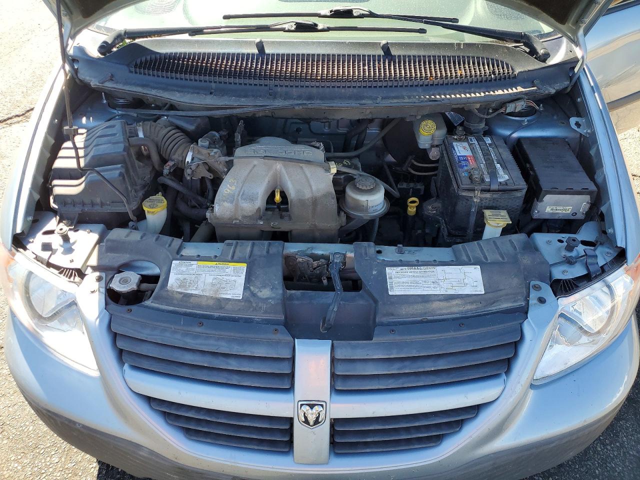2006 Dodge Caravan Se Blue vin: 1D4GP25B16B503228