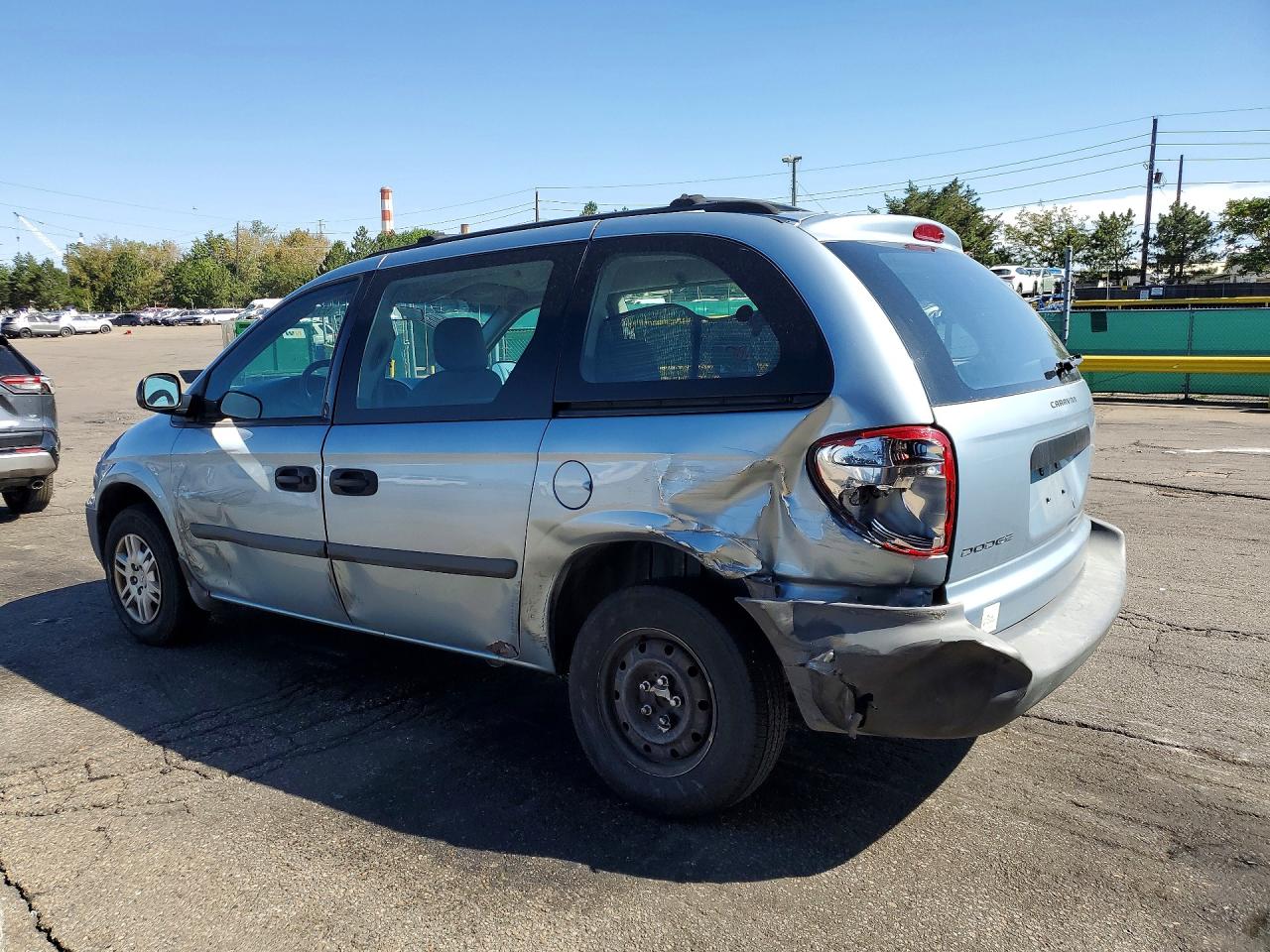 2006 Dodge Caravan Se Blue vin: 1D4GP25B16B503228