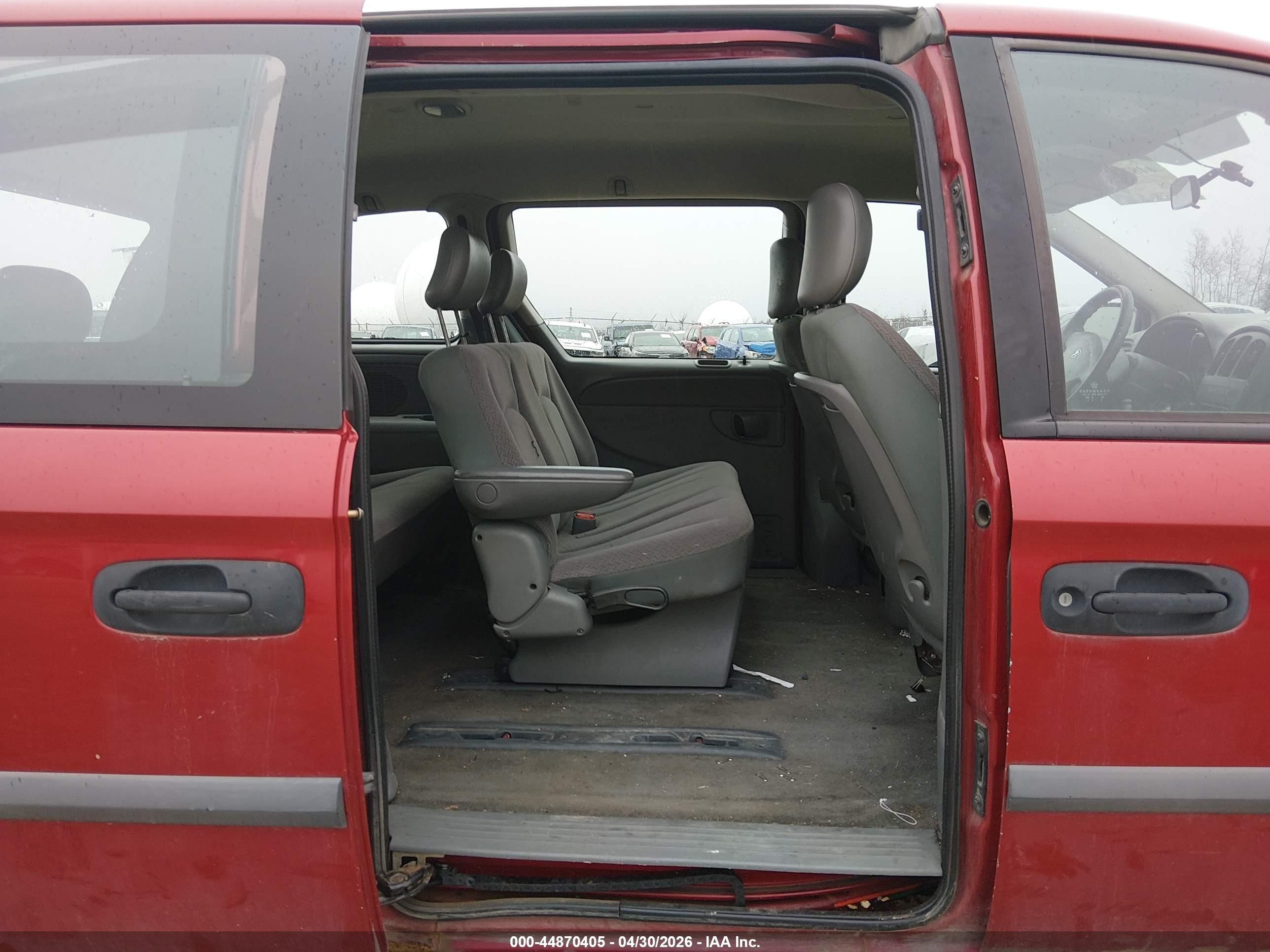 2007 Dodge Caravan Se Red vin: 1D4GP25B17B149311