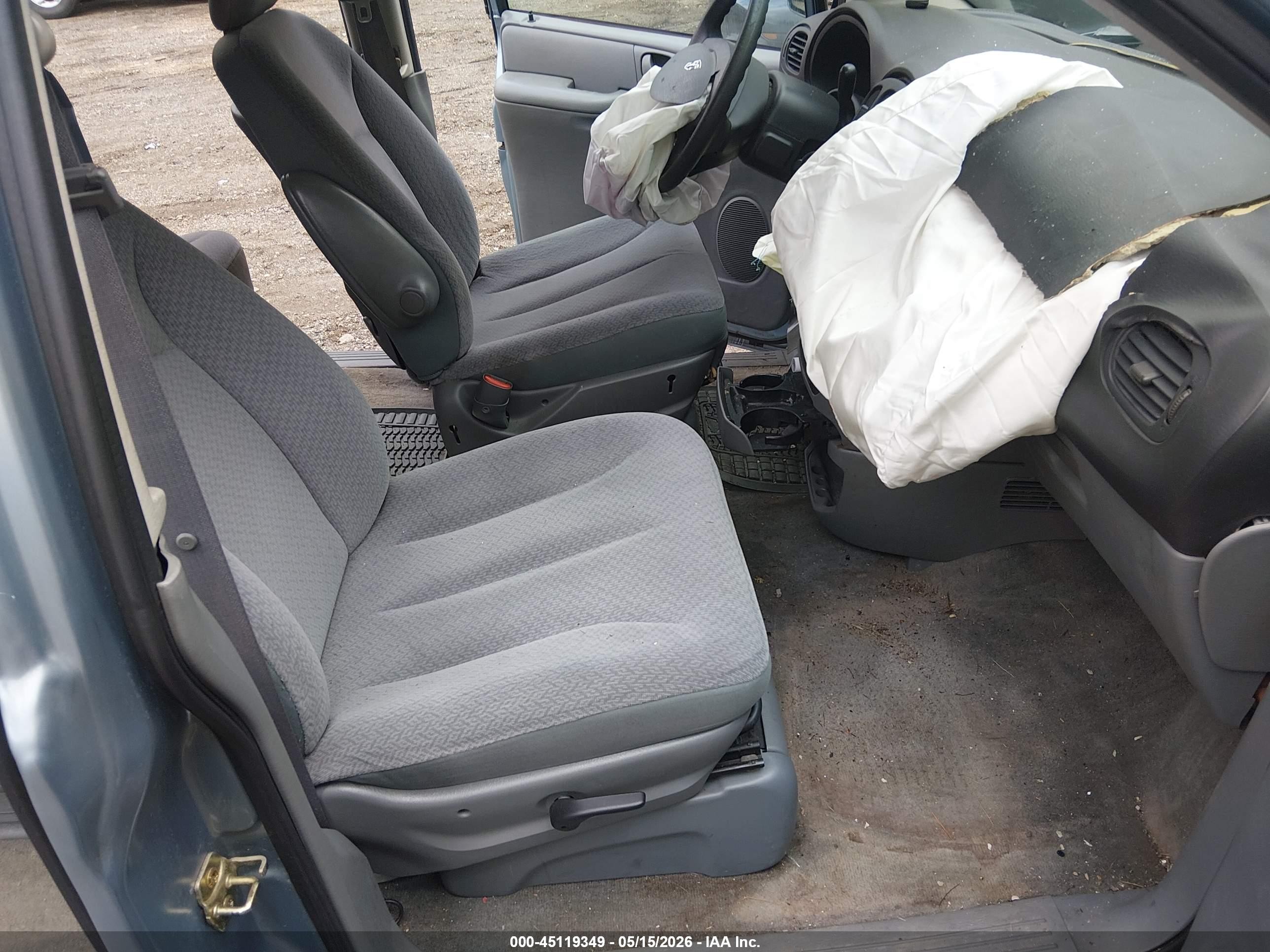 2005 Dodge Caravan Se Light Blue vin: 1D4GP25B25B432510