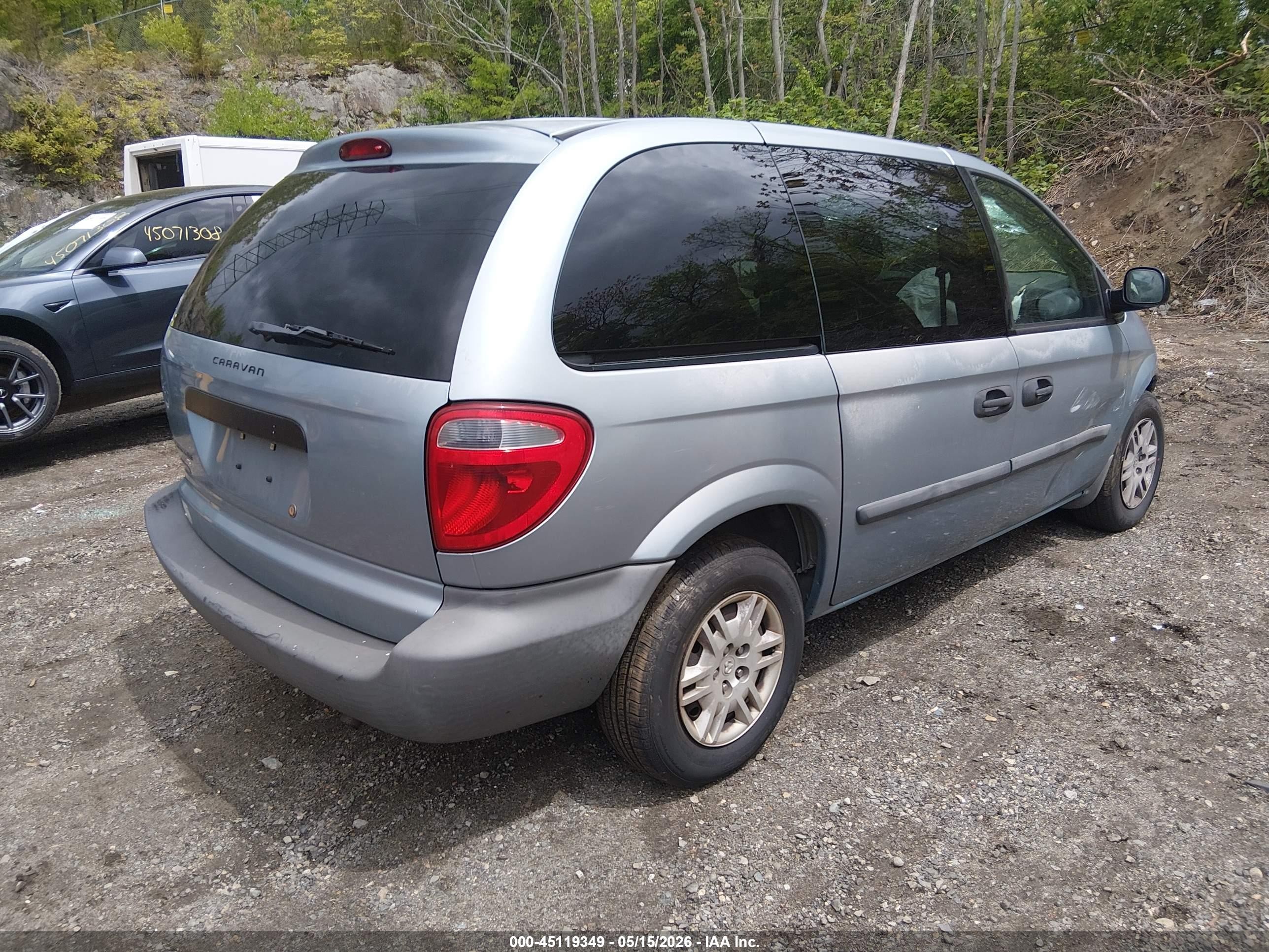 2005 Dodge Caravan Se Light Blue vin: 1D4GP25B25B432510