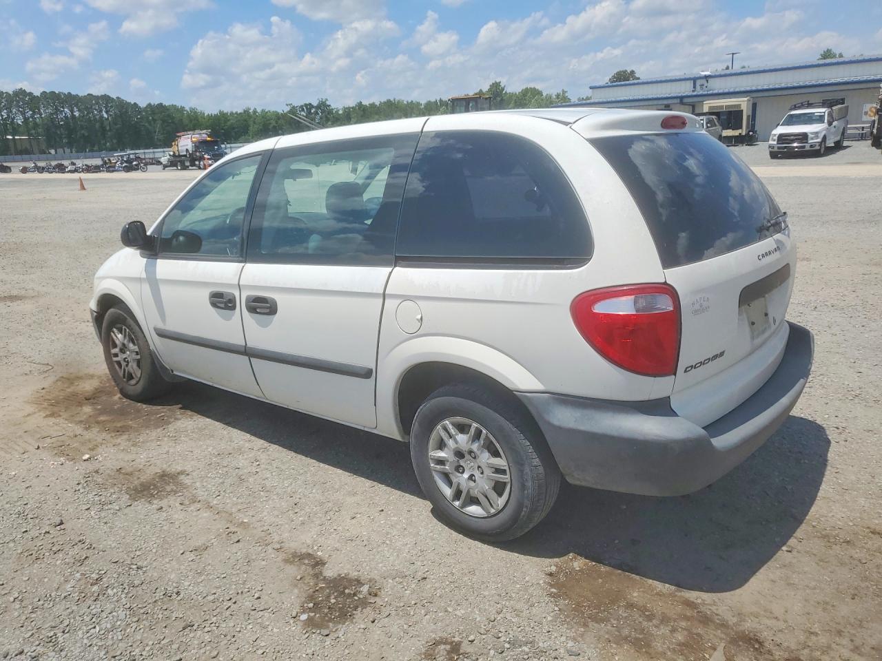 2006 Dodge Caravan Se White vin: 1D4GP25B56B662429