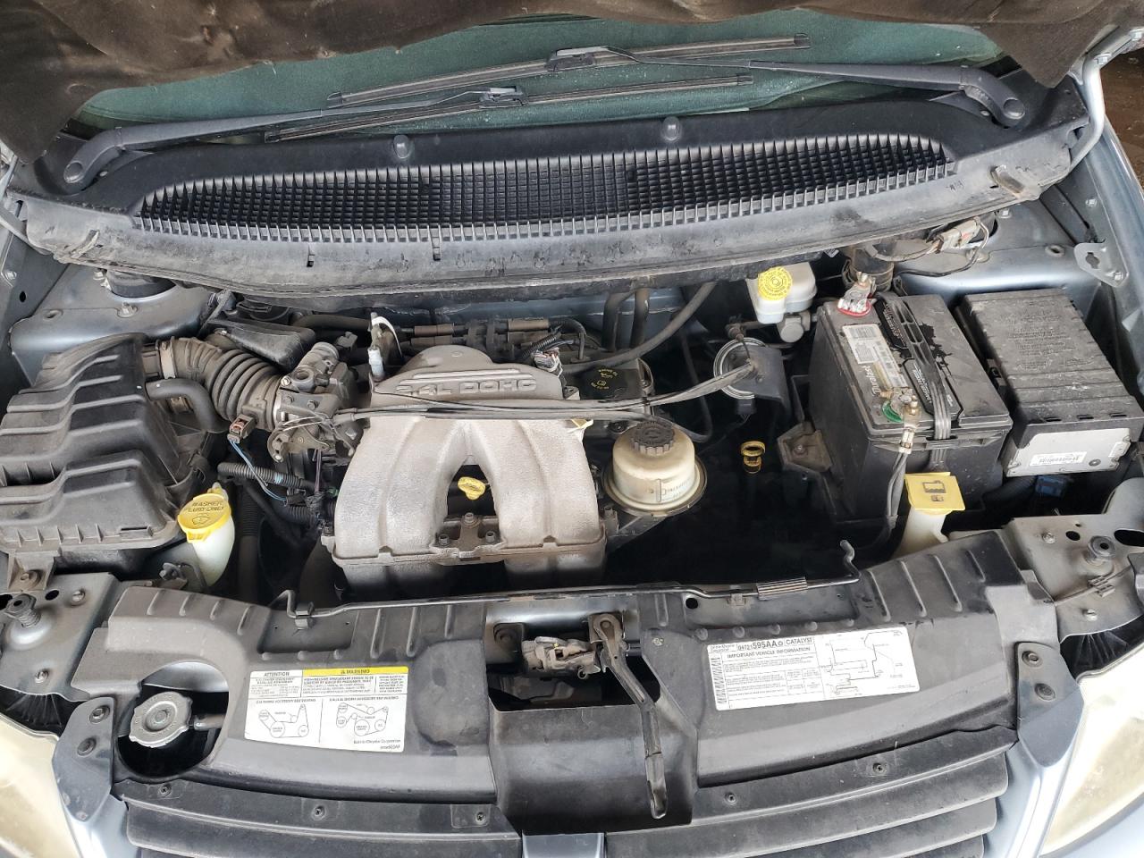 2006 Dodge Caravan Se Blue vin: 1D4GP25B56B743835