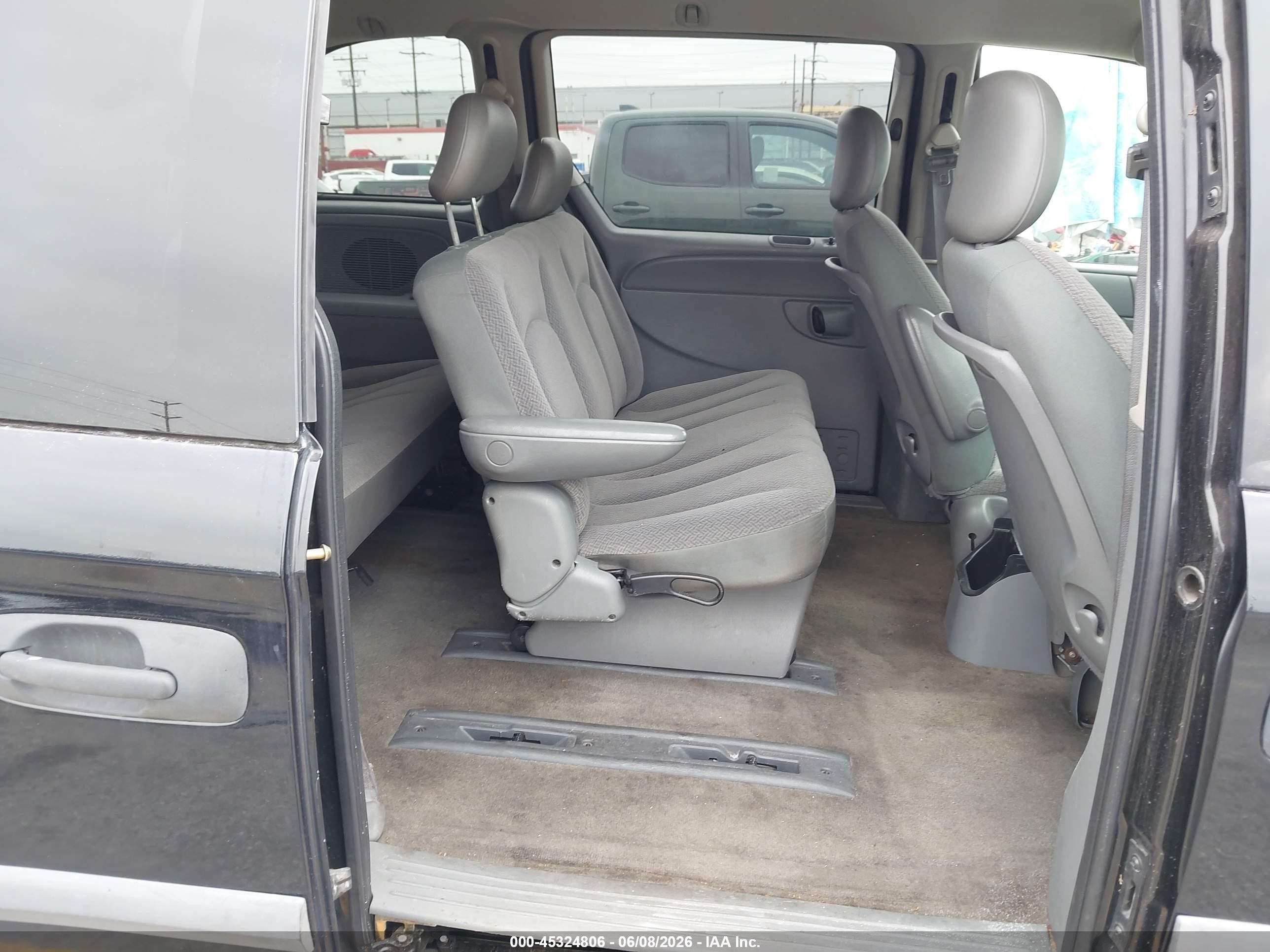 2006 Dodge Caravan Se Black vin: 1D4GP25B56B750445