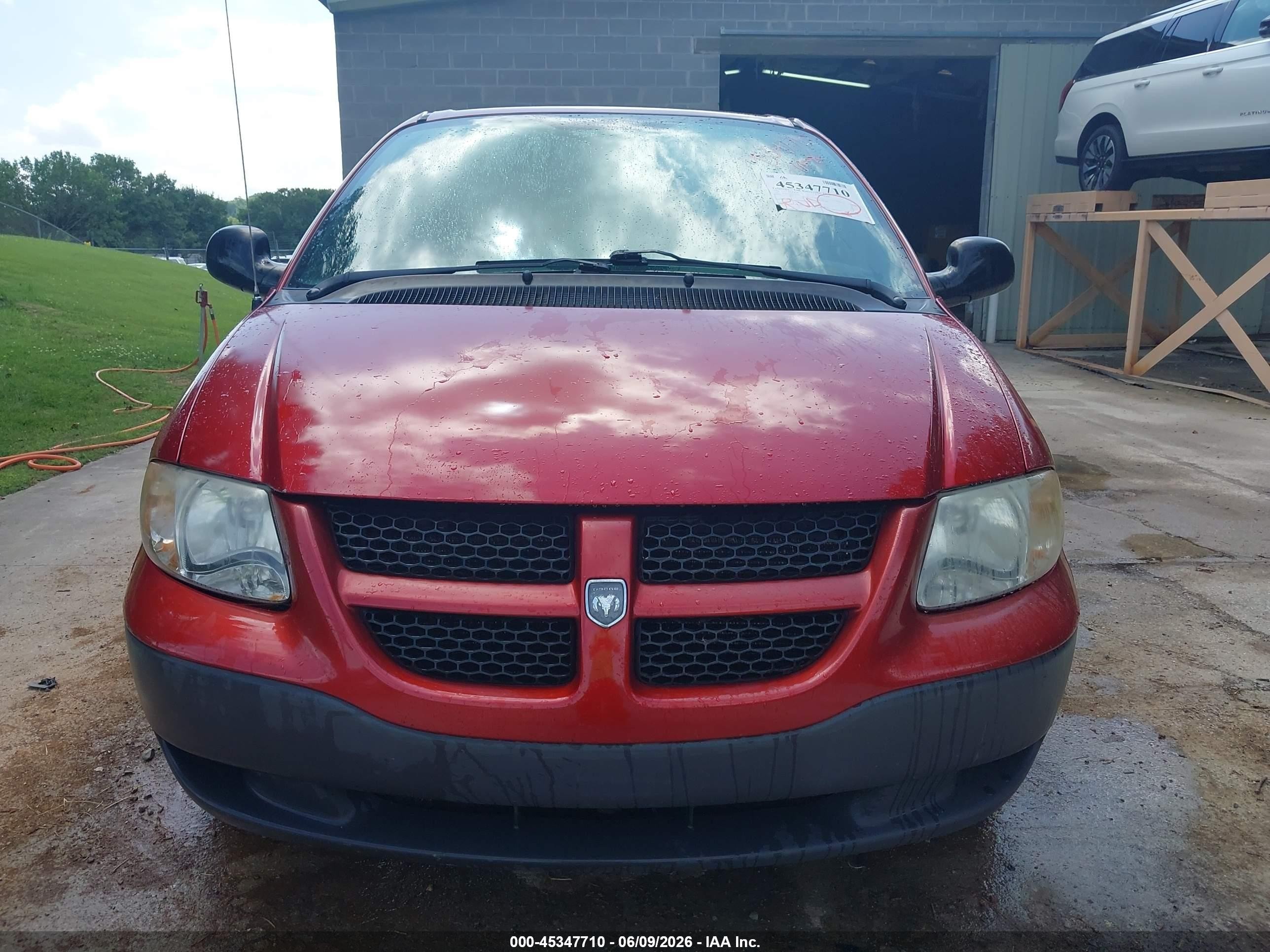 2004 Dodge Caravan Se Red vin: 1D4GP25B64B570341