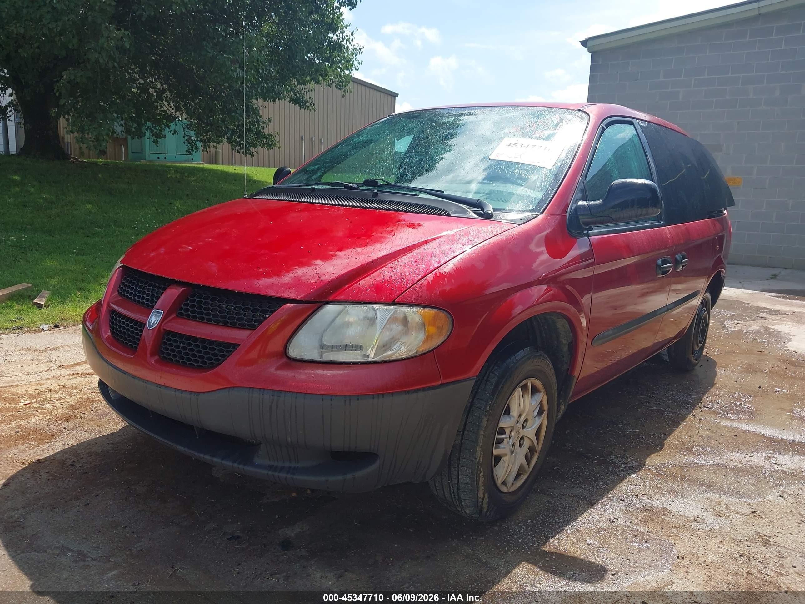 2004 Dodge Caravan Se Red vin: 1D4GP25B64B570341