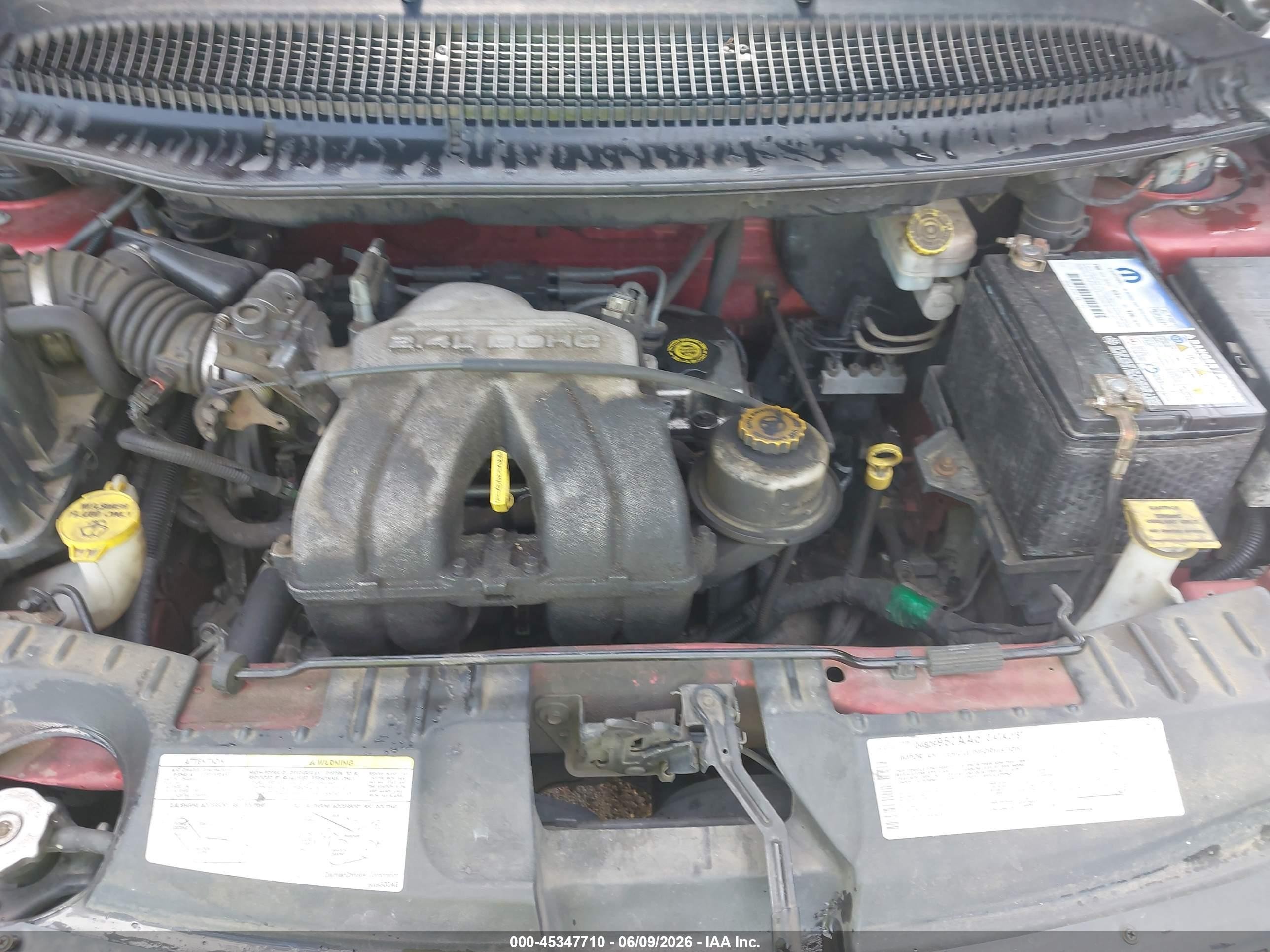 2004 Dodge Caravan Se Red vin: 1D4GP25B64B570341