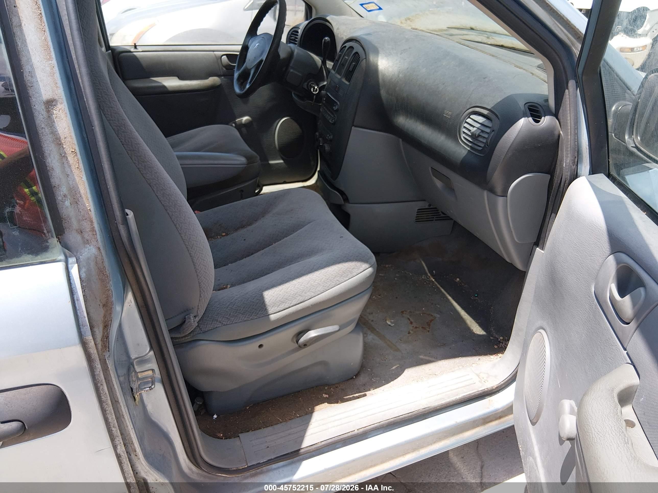 2005 Dodge Caravan Se Blue vin: 1D4GP25B65B257212