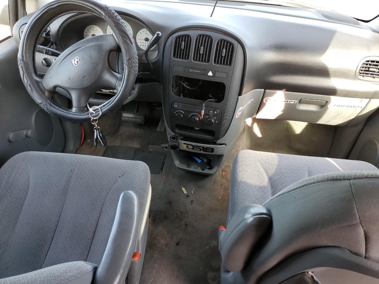 2006 Dodge Caravan Se Blue vin: 1D4GP25B86B528630