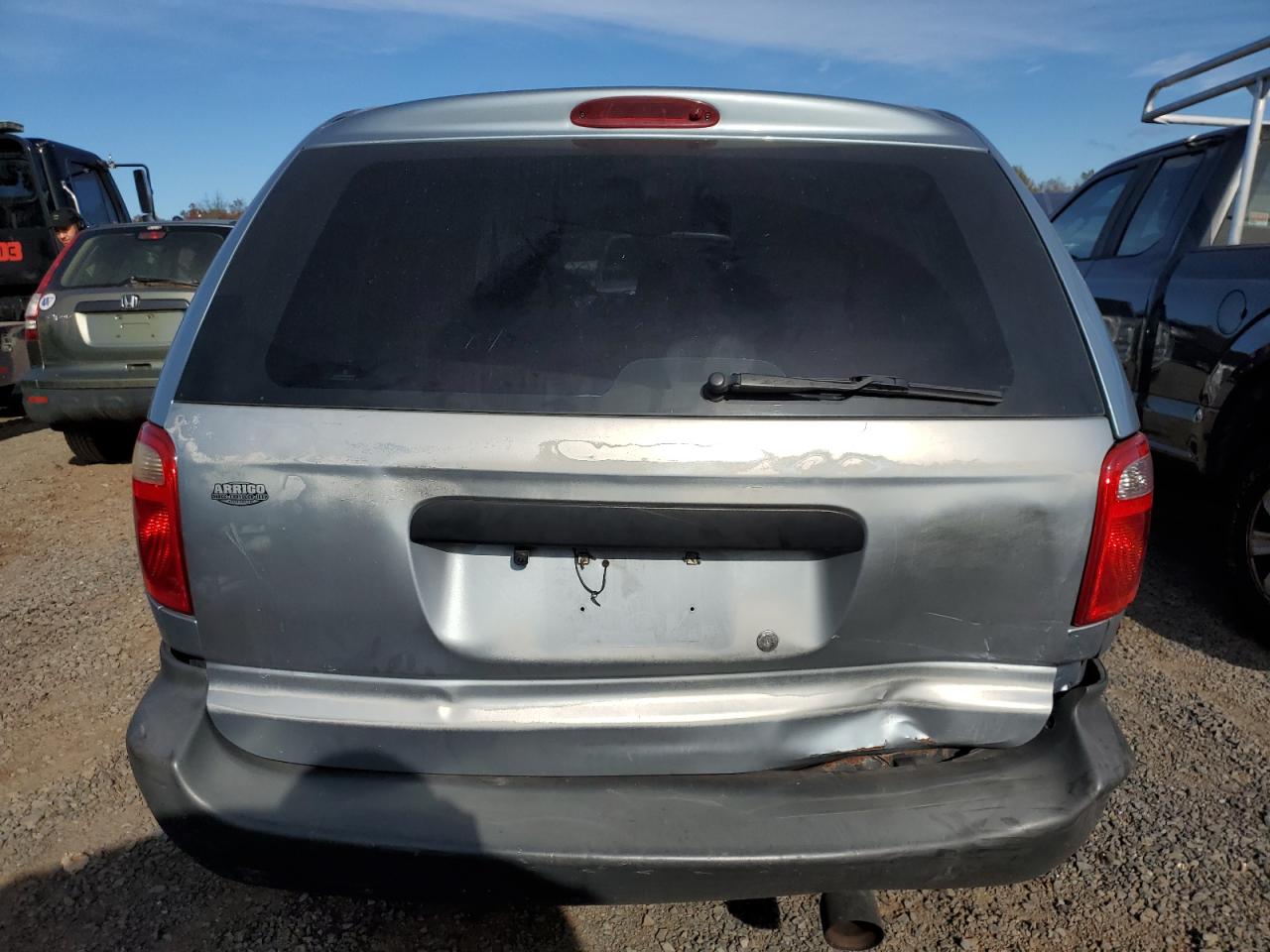 2006 Dodge Caravan Se Blue vin: 1D4GP25B86B528630
