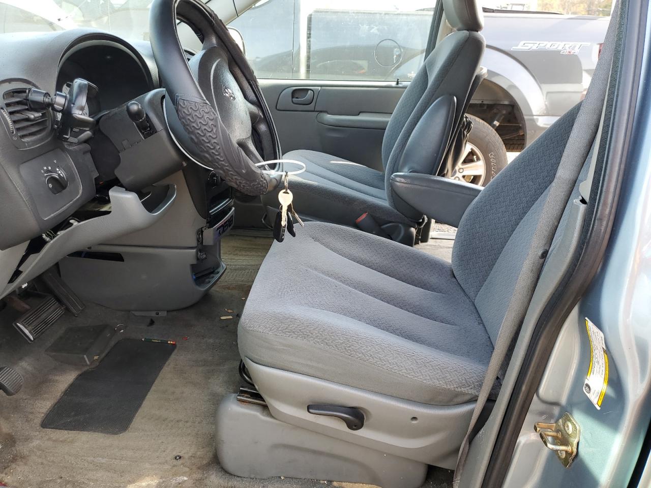 2006 Dodge Caravan Se Blue vin: 1D4GP25B86B528630