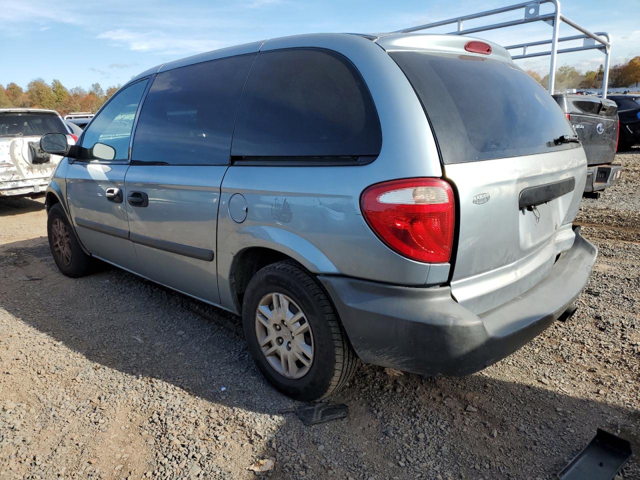 2006 Dodge Caravan Se Blue vin: 1D4GP25B86B528630