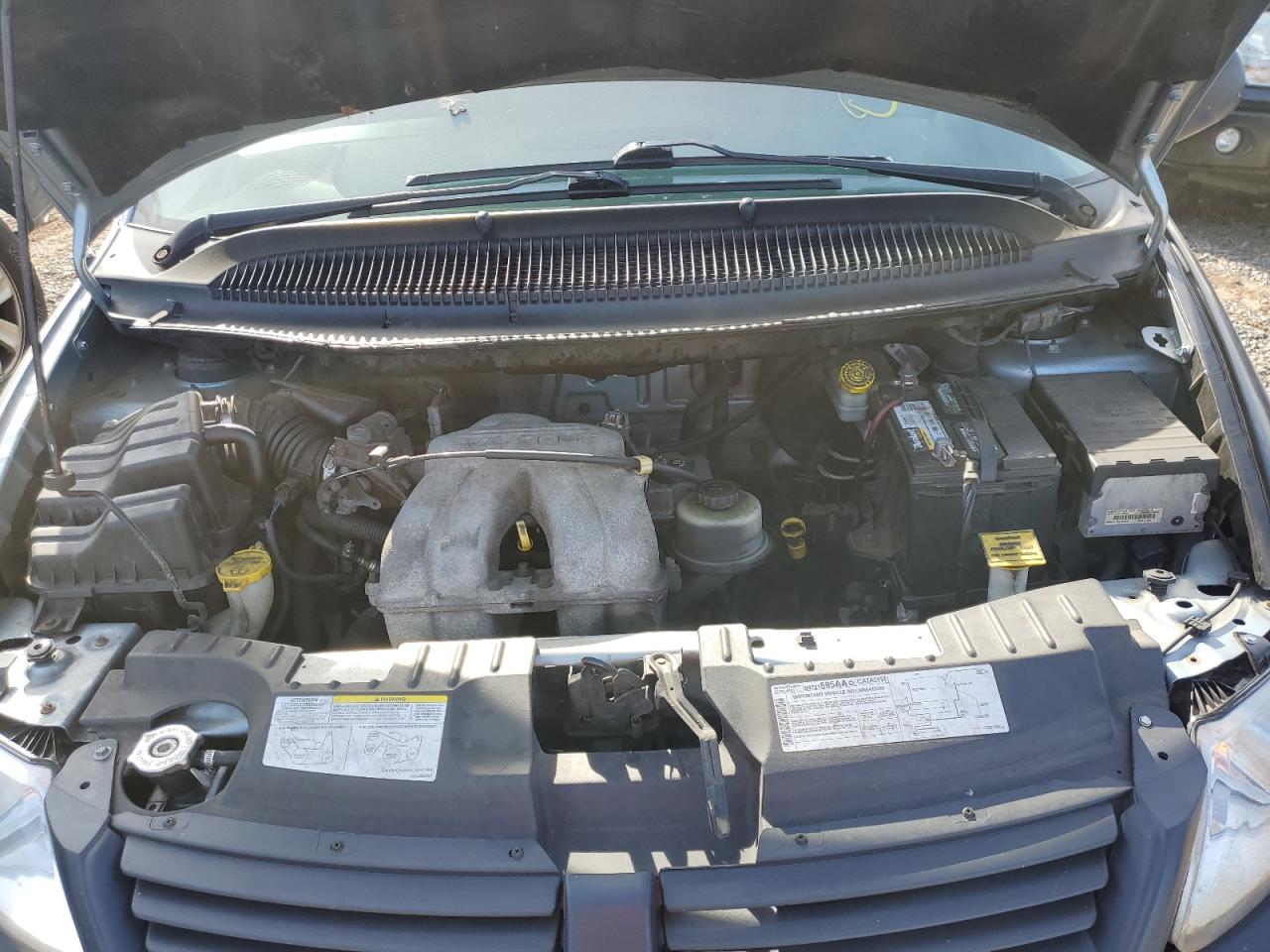2006 Dodge Caravan Se Blue vin: 1D4GP25B86B528630