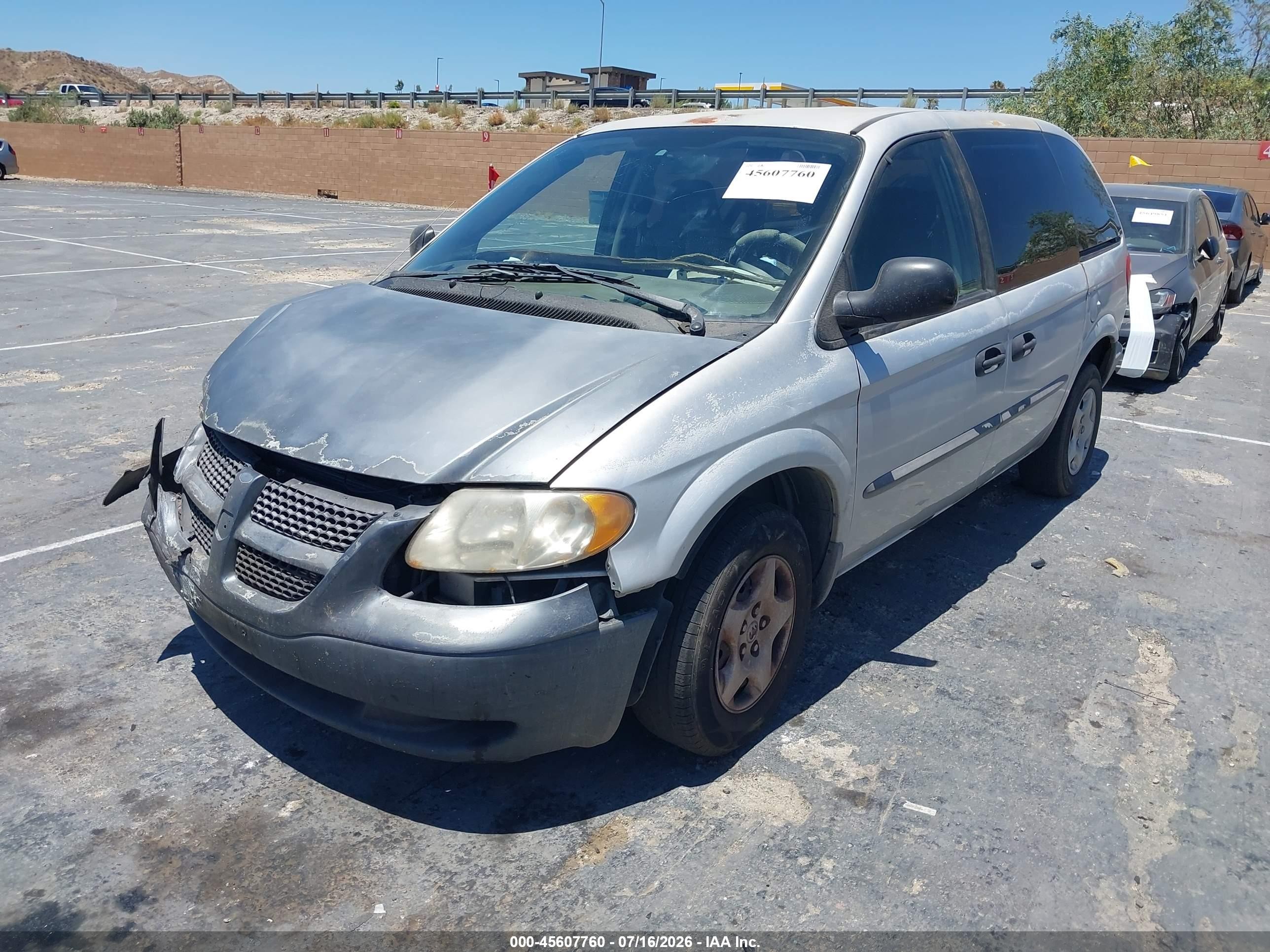 2003 Dodge Caravan Se Silver vin: 1D4GP25BX3B222492