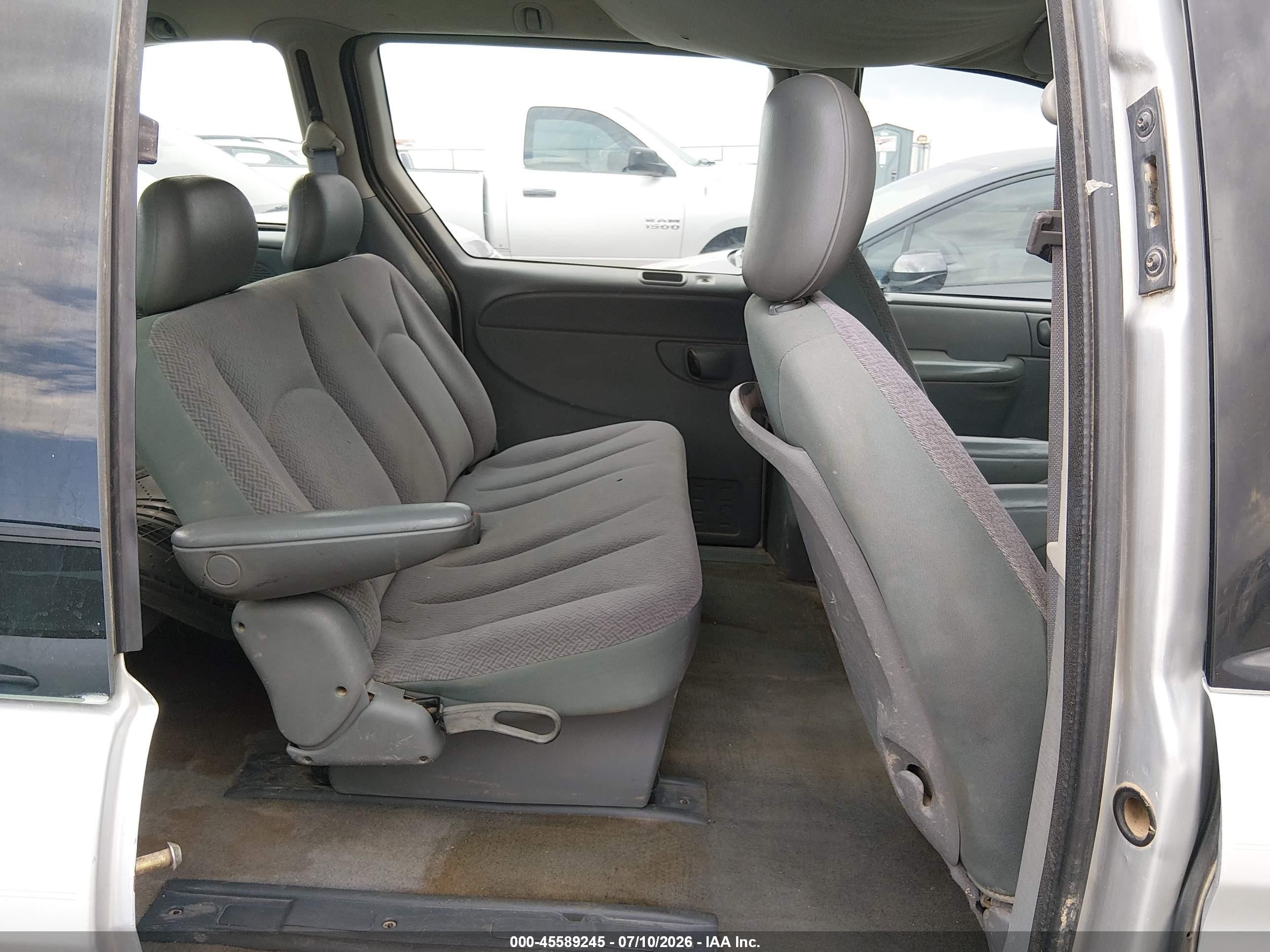 2007 Dodge Caravan Se Silver vin: 1D4GP25BX7B196241