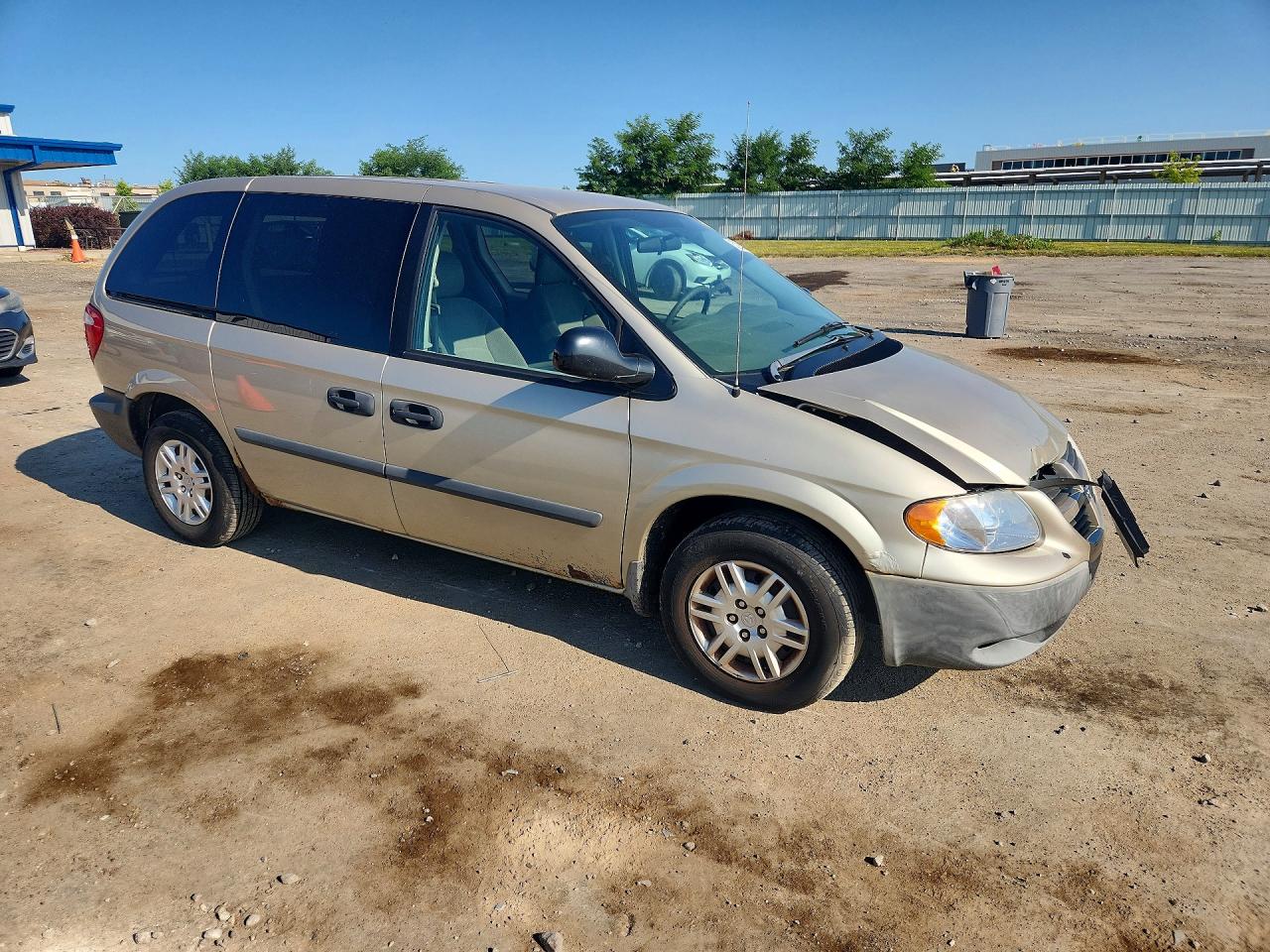 2007 Dodge Caravan Se Tan vin: 1D4GP25E67B236390
