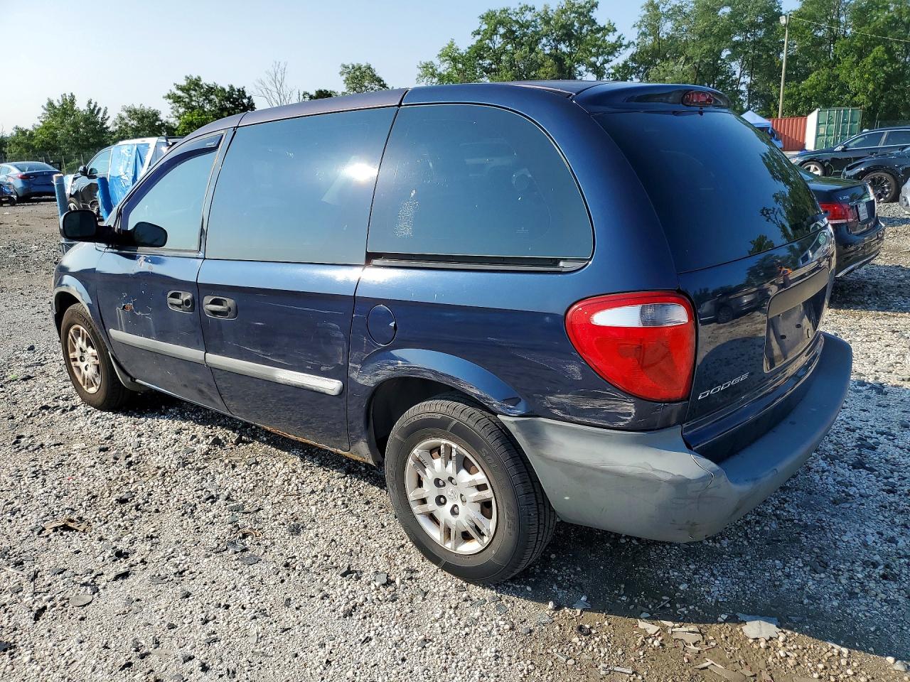 2006 Dodge Caravan Se Blue vin: 1D4GP25E76B664029