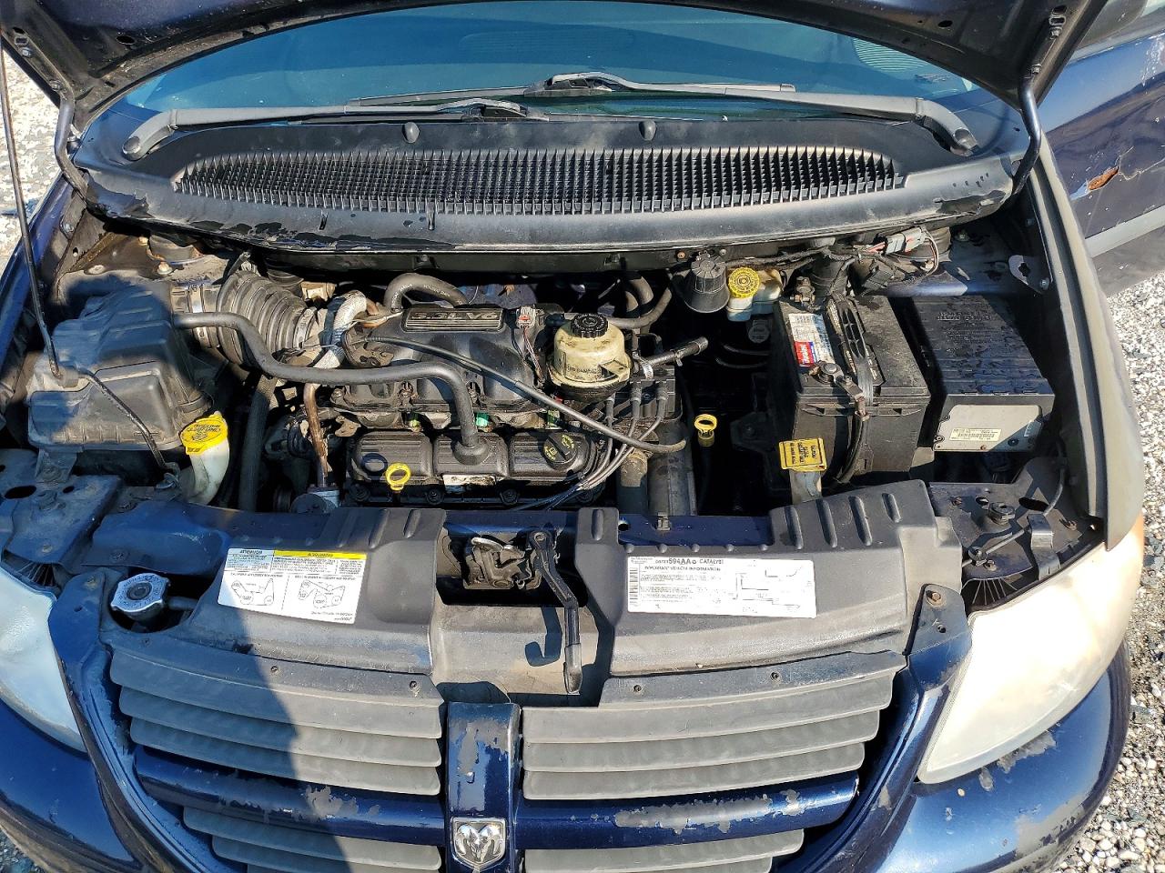 2006 Dodge Caravan Se Blue vin: 1D4GP25E76B664029