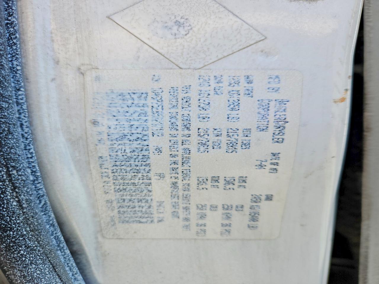 2005 Dodge Caravan Se White vin: 1D4GP25E85B237182