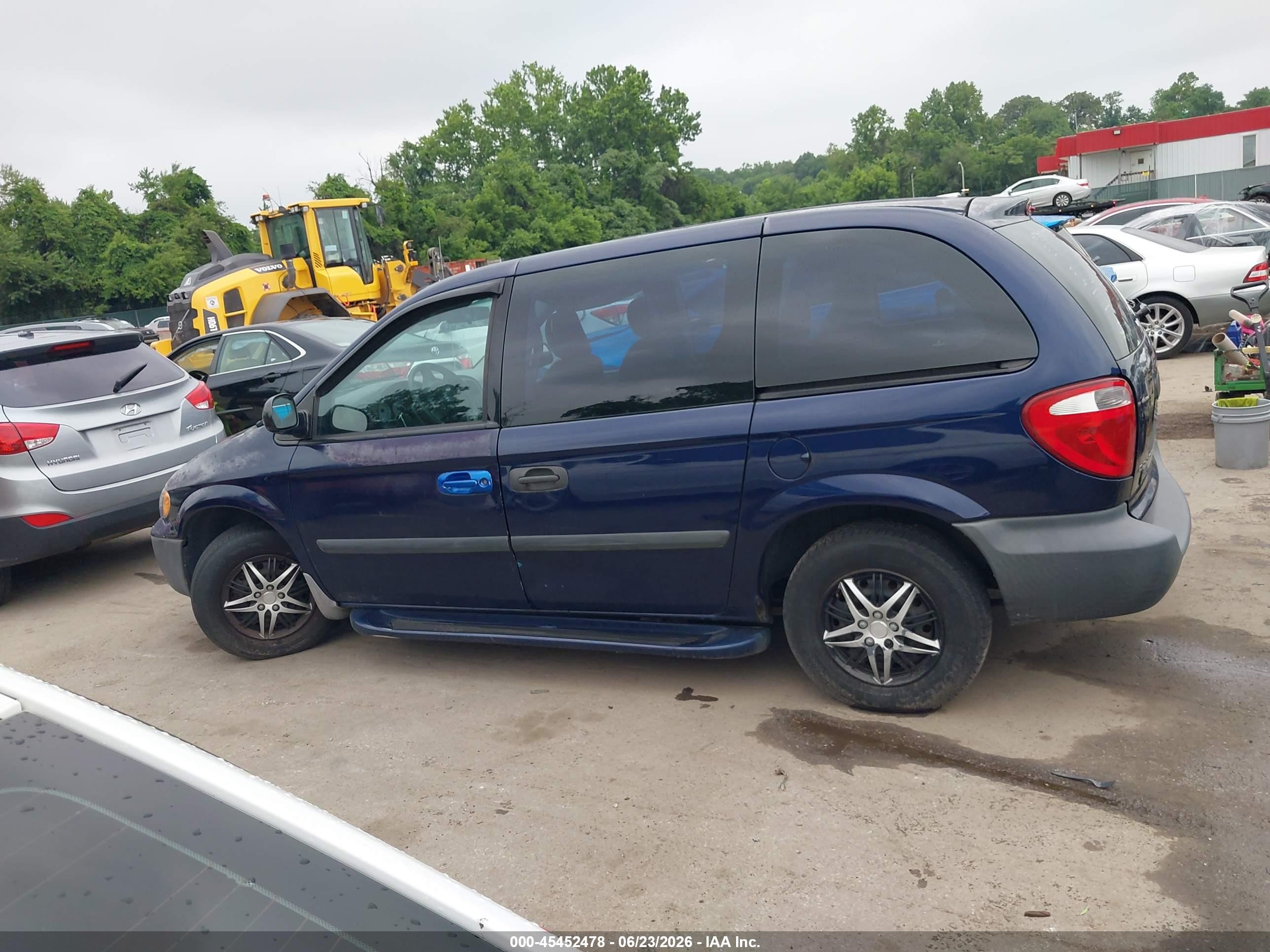 2006 Dodge Caravan Se Blue vin: 1D4GP25EX6B508535