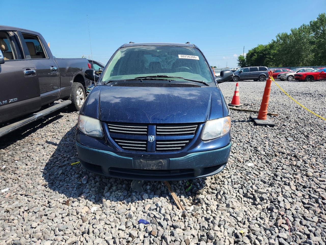 2005 Dodge Caravan Se Blue vin: 1D4GP25R05B149780