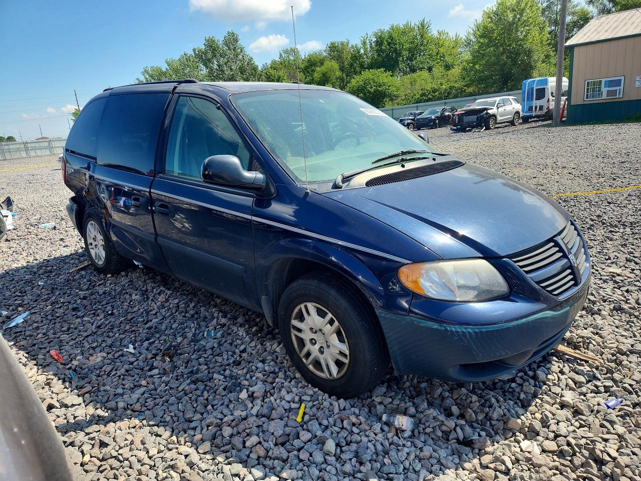 2005 Dodge Caravan Se Blue vin: 1D4GP25R05B149780