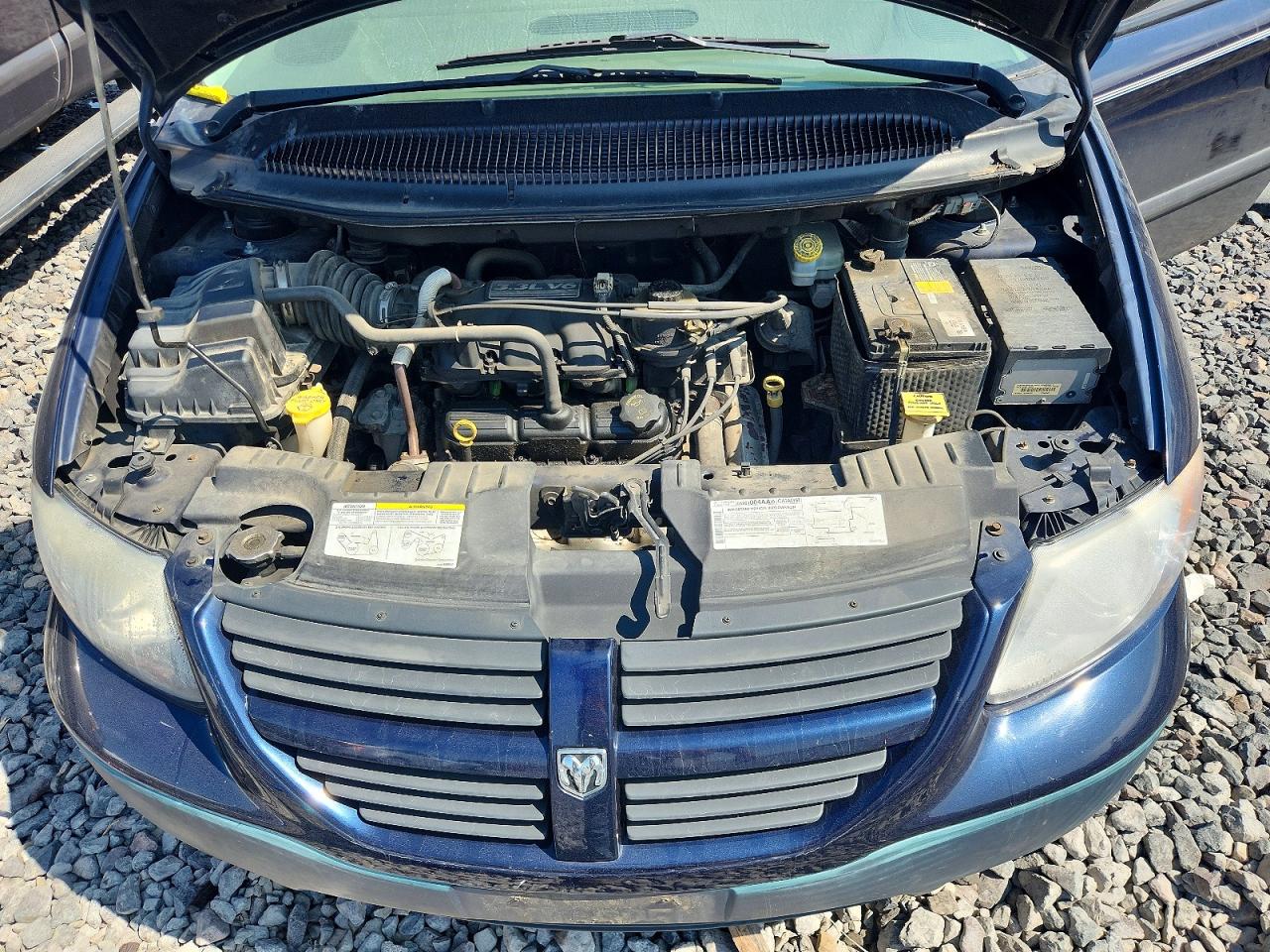 2005 Dodge Caravan Se Blue vin: 1D4GP25R05B149780