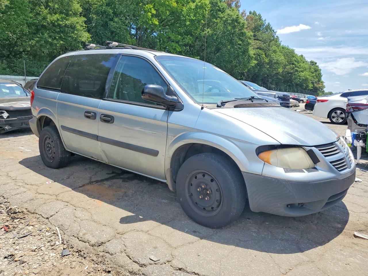 2005 Dodge Caravan Se Blue vin: 1D4GP25R05B306398