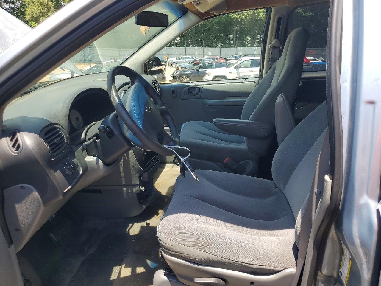 2005 Dodge Caravan Se Blue vin: 1D4GP25R05B306398