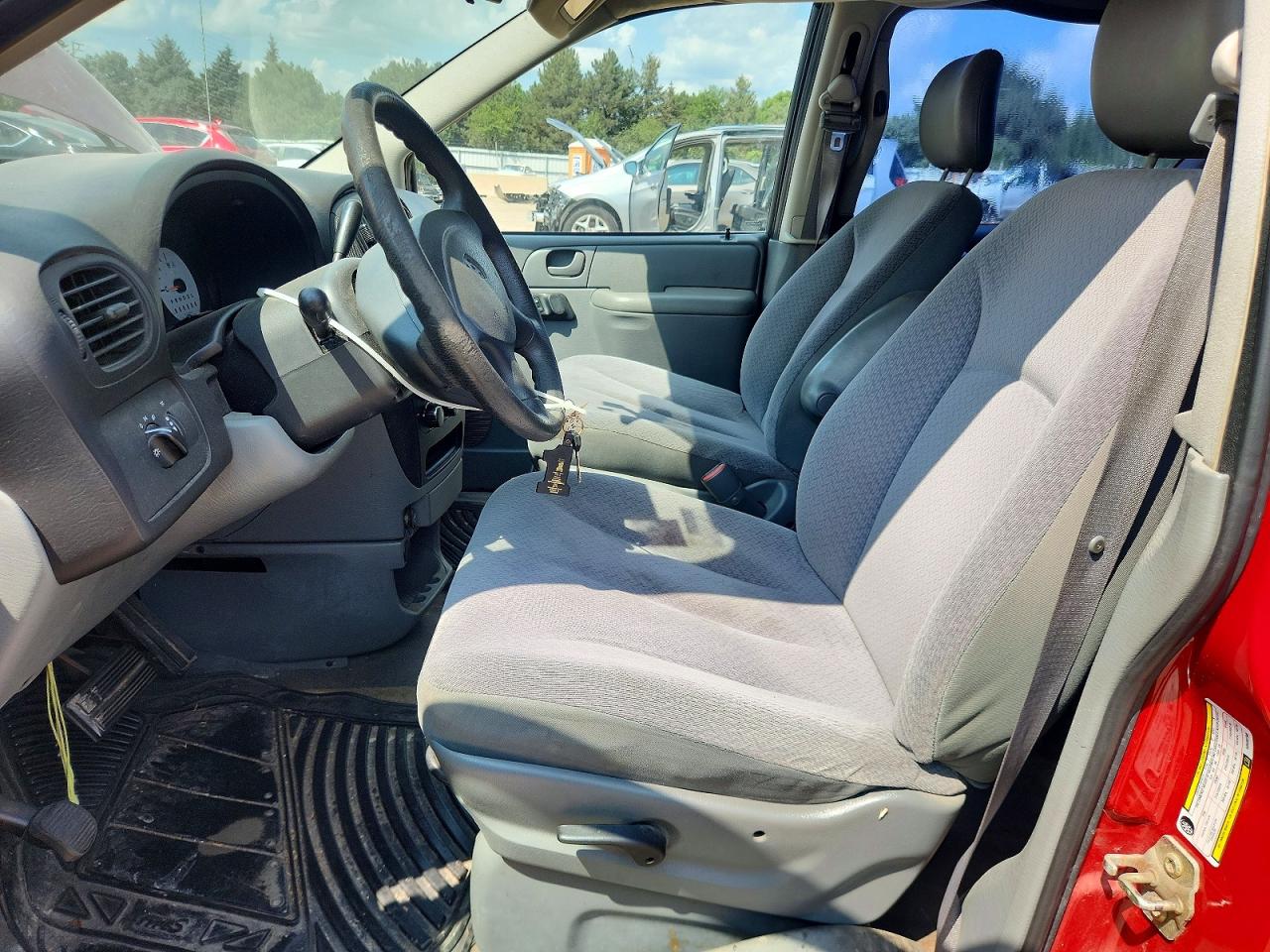 2006 Dodge Caravan Se Red vin: 1D4GP25R06B580296