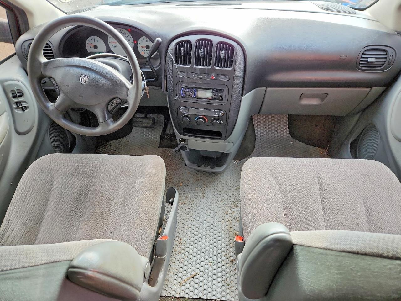 2007 Dodge Caravan Se Red vin: 1D4GP25R07B132206