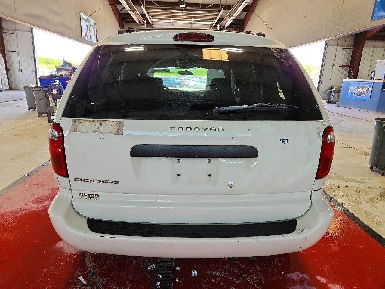 2005 Dodge Caravan Se White vin: 1D4GP25R15B336462
