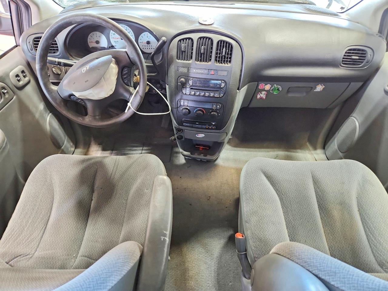 2005 Dodge Caravan Se White vin: 1D4GP25R15B336462