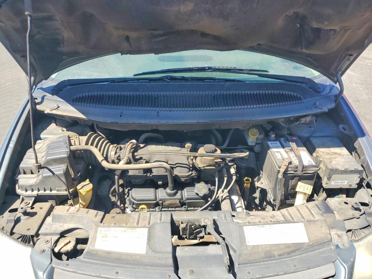 2006 Dodge Caravan Se Blue vin: 1D4GP25R16B708898