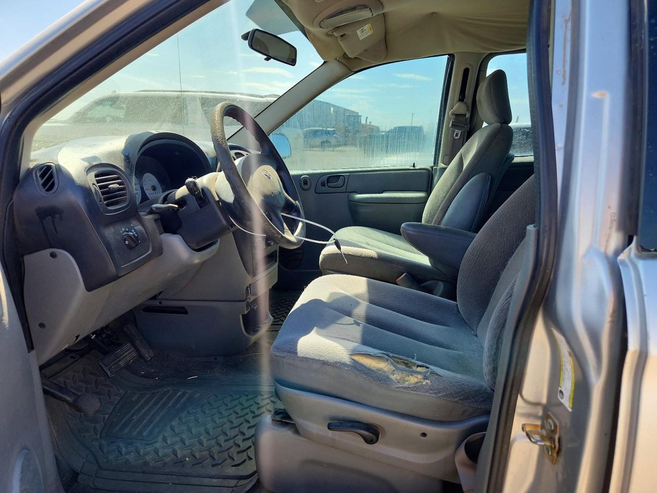 2006 Dodge Caravan Se Gray vin: 1D4GP25R16B713633