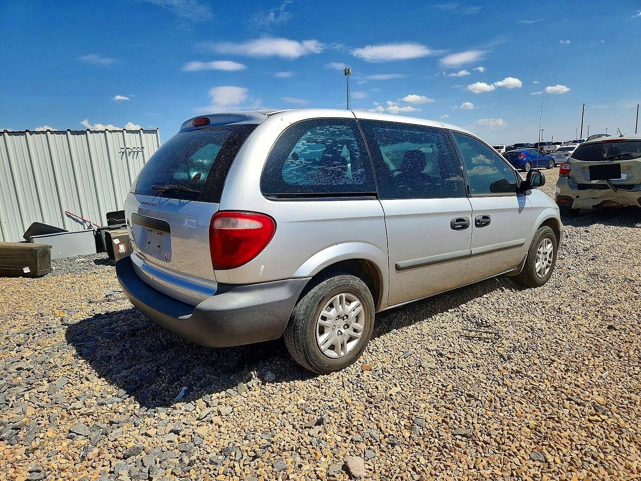 2006 Dodge Caravan Se Gray vin: 1D4GP25R16B713633