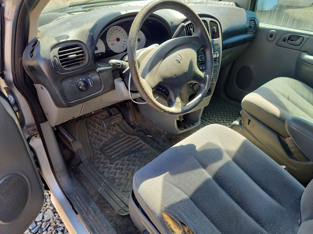 2006 Dodge Caravan Se Gray vin: 1D4GP25R16B713633