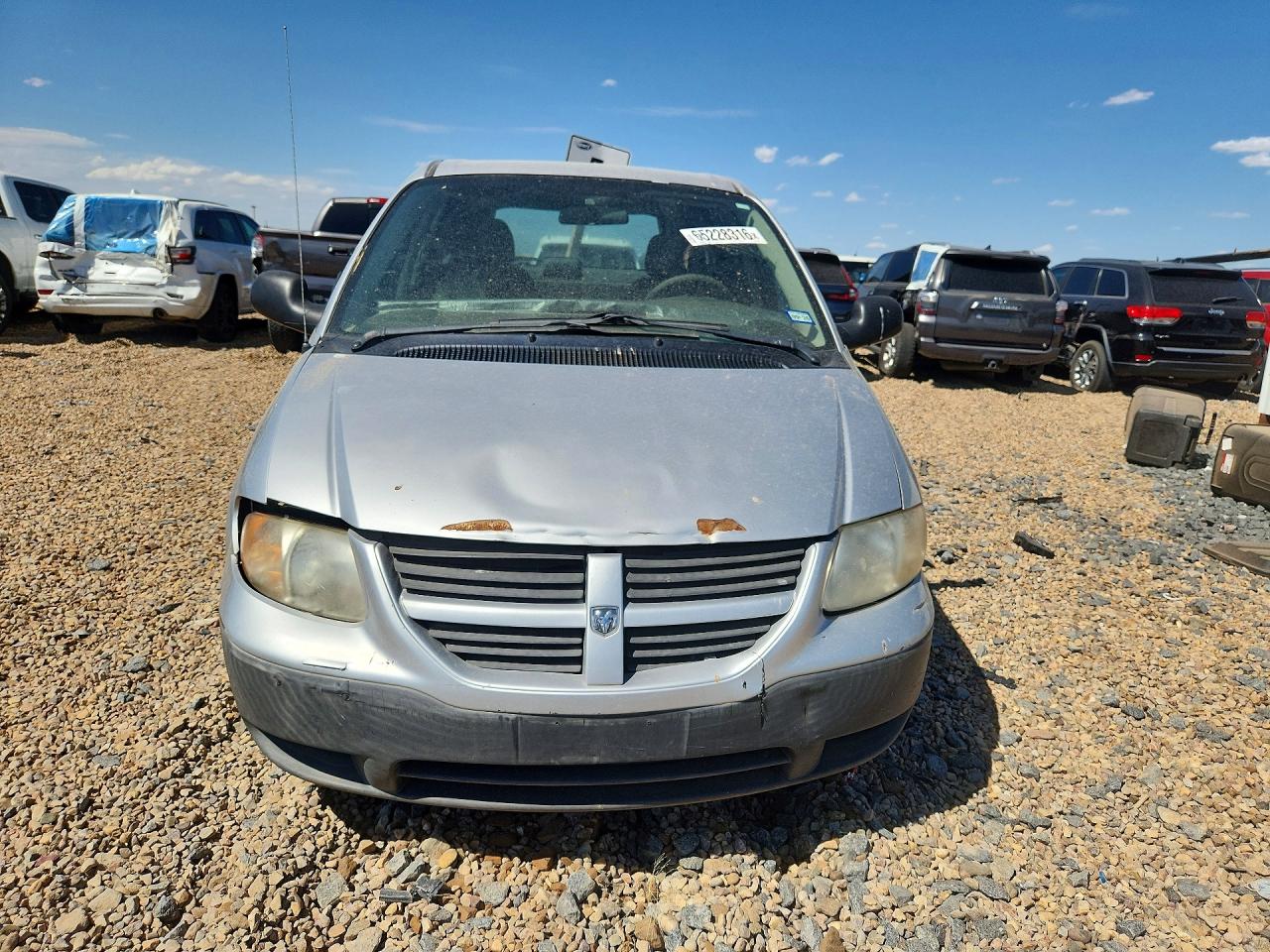 2006 Dodge Caravan Se Gray vin: 1D4GP25R16B713633