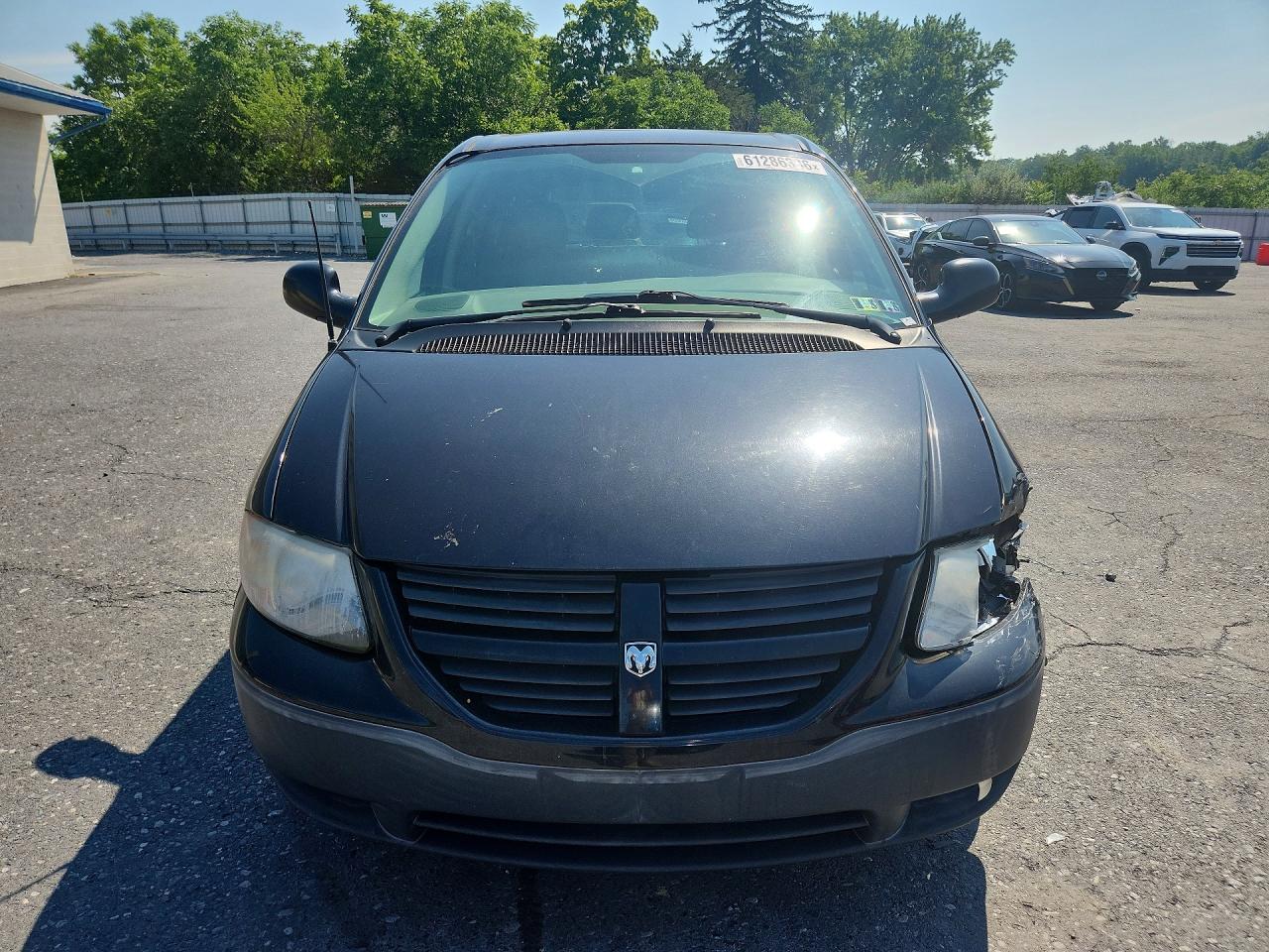 2006 Dodge Caravan Se Black vin: 1D4GP25R26B741750