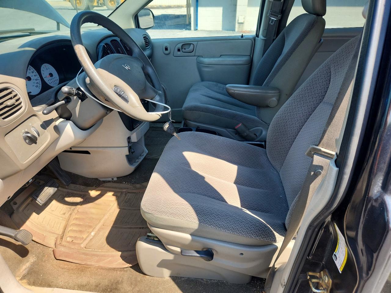2006 Dodge Caravan Se Black vin: 1D4GP25R26B741750