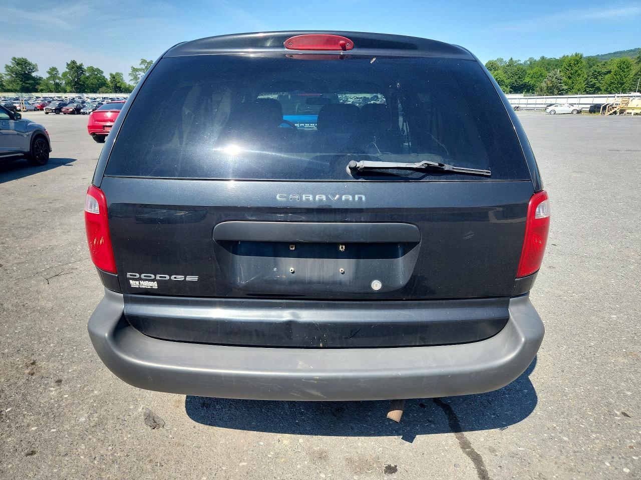2006 Dodge Caravan Se Black vin: 1D4GP25R26B741750
