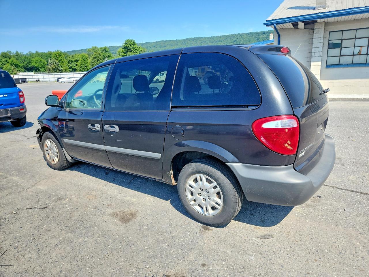 2006 Dodge Caravan Se Black vin: 1D4GP25R26B741750