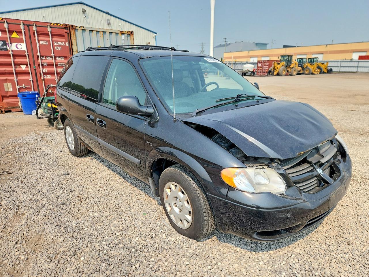 2005 Dodge Caravan Se Black vin: 1D4GP25R35B412974
