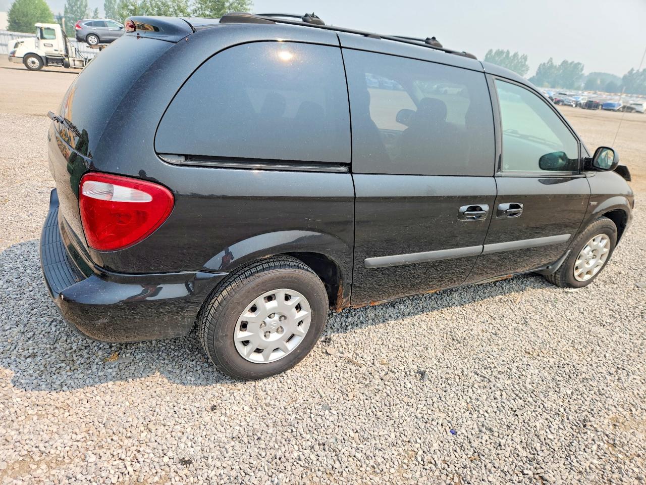 2005 Dodge Caravan Se Black vin: 1D4GP25R35B412974